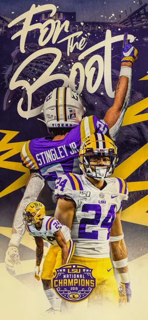 Derek Stingley Jr 2019 Ncaa Champions Wallpaper