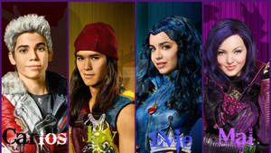 Descendants 2 Casts Portrait Wallpaper