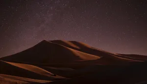 Desert Starry Sky Wallpaper