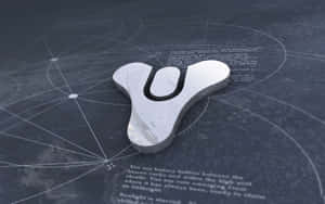 Destiny Logo Silver Emblem Wallpaper