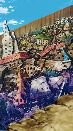 Destroyed Beyond Repair Konoha Village Wallpaper
