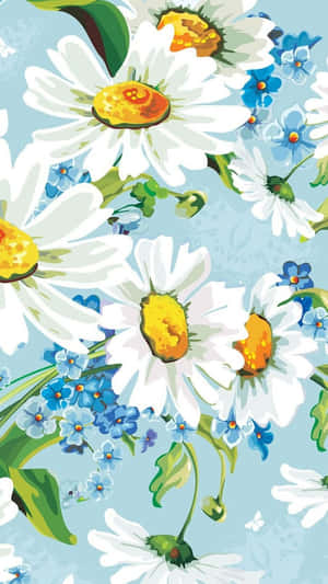 Detailed Pencil Drawing Of A Hand-crafted Flower Wallpaper