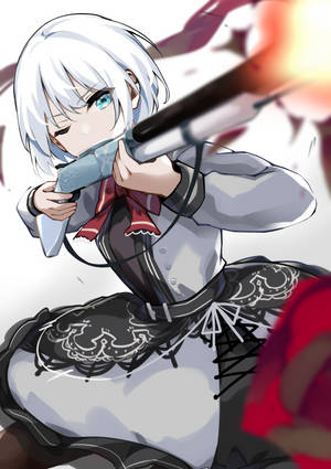 Detective Siesta Anime In Action Wallpaper