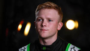 Determined Ty Gibbs In Racing Attire Wallpaper