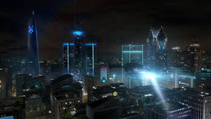 Detroit Become Human City Night Wallpaper