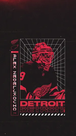Detroit Red Wings Alex Nedeljkovic Wallpaper