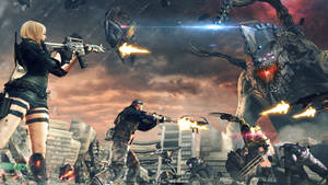 Devastation In Crossfire Game Scene Wallpaper