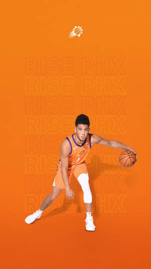 Devin Booker Rise Phoenix Wallpaper