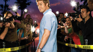 Dexter Morgan, Caught In A Storm Of Paparazzi Camera Lights. Wallpaper