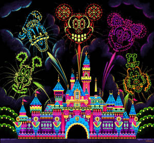 Dia De Los Muertos Disney Characters Wallpaper