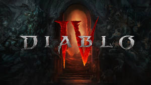 Diablo 4 Video Game Logo Wallpaper