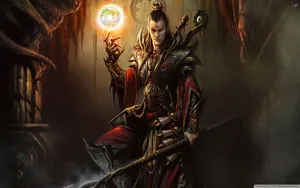 Diablo Elf Warlock Wallpaper