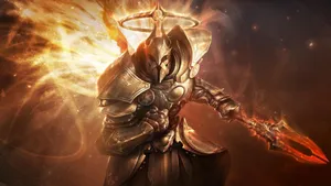 Diablo Iii Blazing Warrior Wallpaper