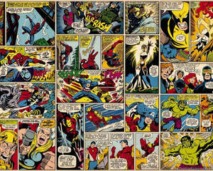 Dialogue In Comic Book Wallpaper