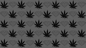 Diamond Supply Co Gray Pattern Wallpaper