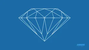 Diamond Supply Co In Blue Wallpaper