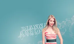 Dianna Agron Posing For A Photoshoot Wallpaper