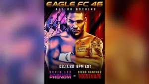 Diego Sanchez Against Kevin Lee Eagle Fc Poster Wallpaper