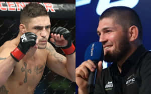 Diego Sanchez And Khabib Nurmagomedov Wallpaper
