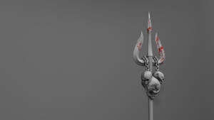 Digital 3d Render Trishul Wallpaper
