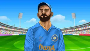 Digital Art Virat Kohli Wallpaper