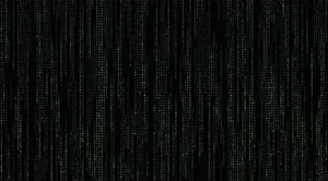 Digital Matrix Code Visualization Wallpaper