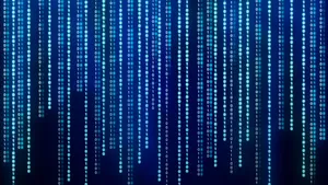 Digital Rain Matrix Background Wallpaper