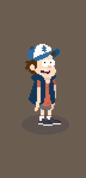 Dipper Pines Lego Art Wallpaper