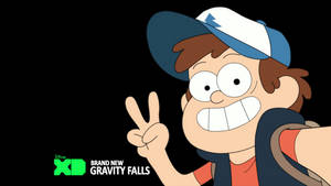 Dipper Pines Peace Sign Wallpaper