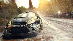 Dirt 3 Ford Fiesta Sunrise Wallpaper