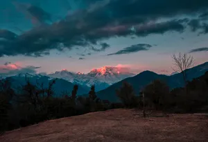 Dirt Road Mountains Landscapes Wallpaper