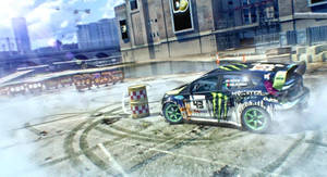 Dirt Showdown Car And Drum Wallpaper