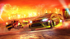 Dirt Showdown Crashing Cars Wallpaper