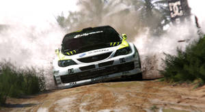 Dirt Showdown White Subaru Wallpaper