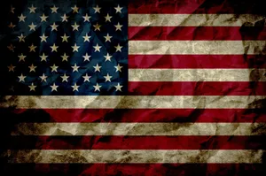 Dirty Military American Flag Wallpaper