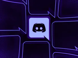 Discord Logo Cloud Bubbles Wallpaper
