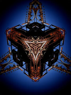 Discover An Exciting World Of Wonders With The Steampunk 3d Mechanical Cube Wallpaper