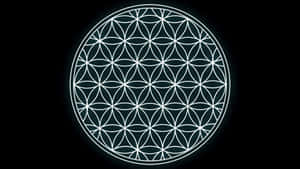 Discover The Origins Of All Things With The Sacred Symbol Of The Flower Of Life Wallpaper