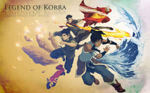 Discover Your Destiny With Avatar Korra On Her Journey Wallpaper