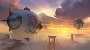 Disney 1920x1080 Hd Big Hero 6 Blimps Wallpaper