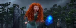 Disney Brave Merida And Wisp Wallpaper