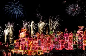 Disney Happy New Year Fireworks Wallpaper