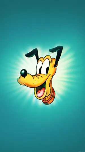 Disney Pluto Green Portrait Wallpaper