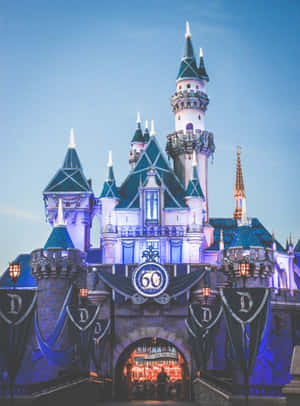Disney World Sleeping Beauty Castle Iphone Wallpaper