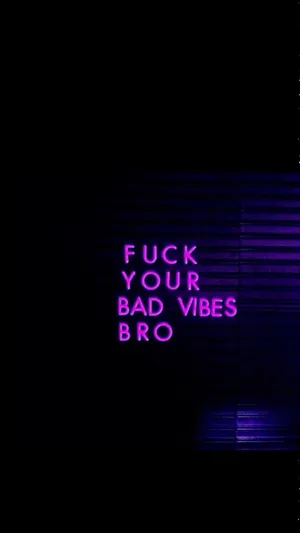 Dispel The Bad Vibes Wallpaper