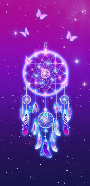 Dive Into A Glitter Galaxy Of Colors Wallpaper