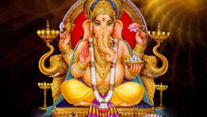 Divine Lord Ganesha Wallpaper