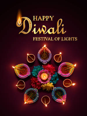 Diwali Greeting Card Wallpaper