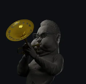 Dizzy Gillespie In Full Swing Wallpaper