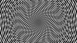 Dizzying Spiral Optical Art Wallpaper